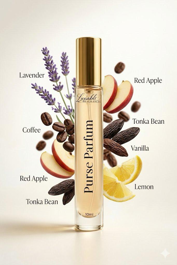 Luxable Fragrances Soft Embrace purse parfum 10ml lavender coffee apple lemon fragrance