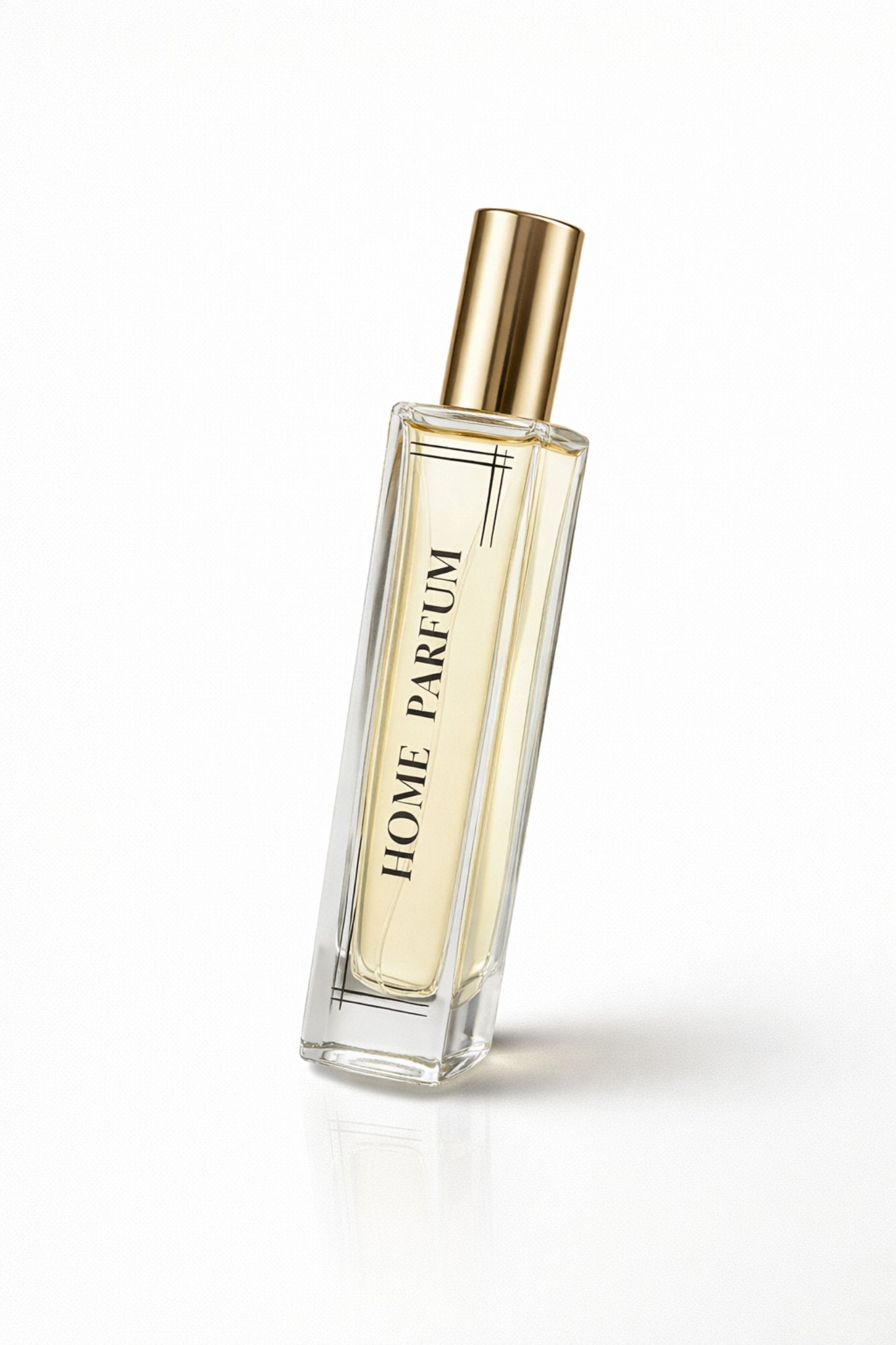 Angled bottle of Luxable Pure Comfort home perfume linen spray