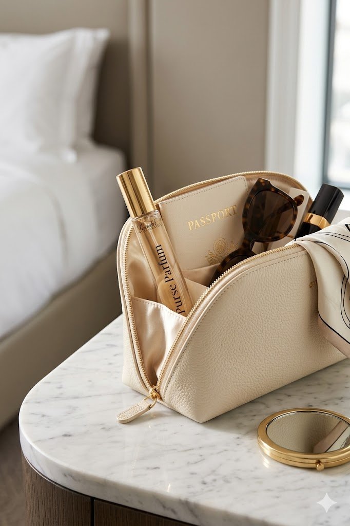 Luxable Fragrances Shantau's Day purse parfum bottle with luxury packaging